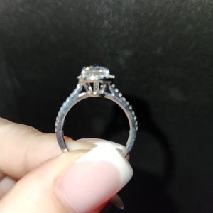 14k white gold ring